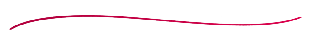 Eine geschwungene rote Line als Unterstreichung für die Überschrift einer Seite